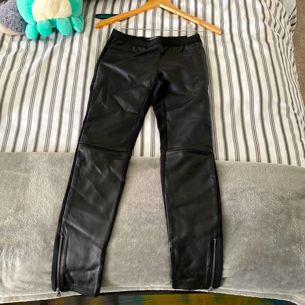 Victoria Secret black leather pants